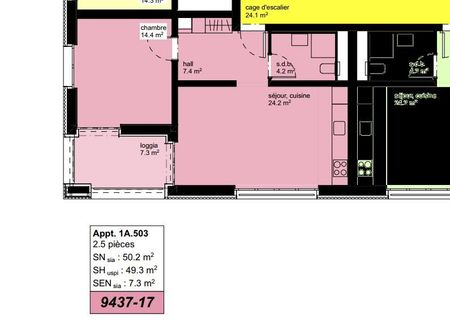 A1-503 - Très beau 2,5 pièces à louer courant avril 2026 - Photo 3