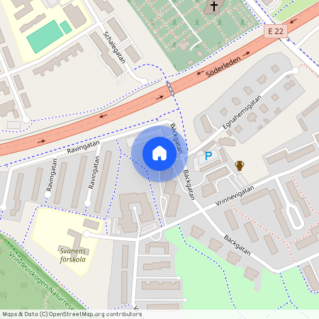 Bäckgatan 2 B, Hageby