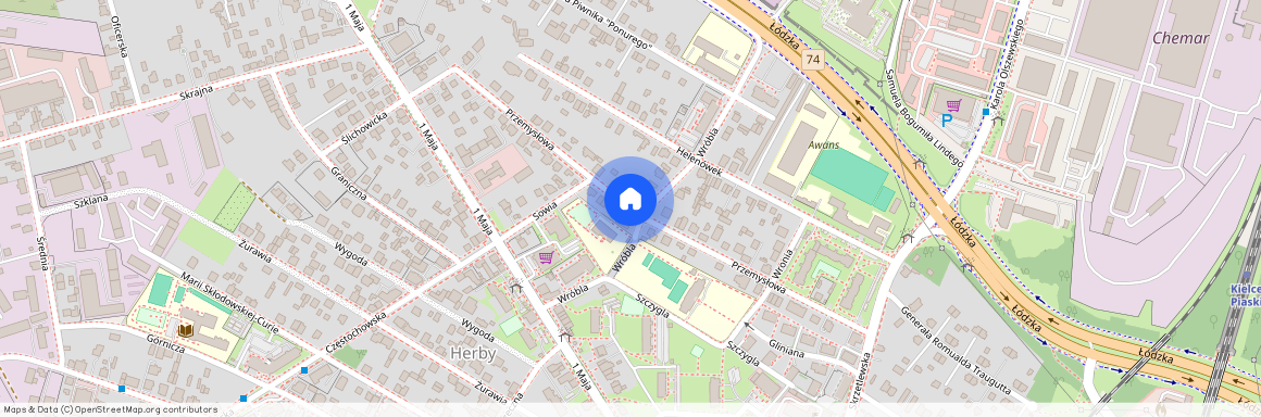 ul. Przemysłowa, Śródmieście, Kielce, świętokrzyskie