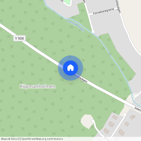 Hummelviksvägen, Köpmanholmen