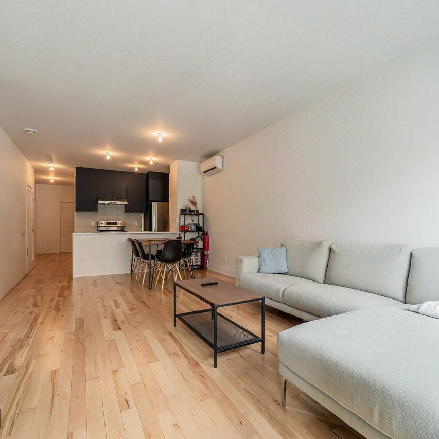 Charming apartment for rent in Ahuntsic West, with 2 bedrooms, an open-concept layout for the central living spaces, and a modern kitchen. - Photo 1