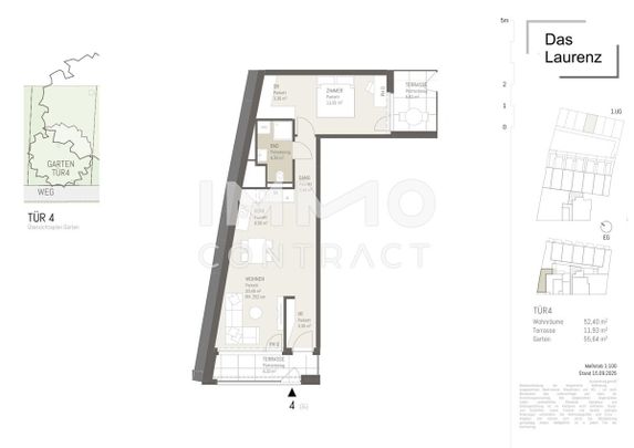 ERSTBEZUG 2 Zimmer Wohnung mit Terrasse und Garten - Ordination - Photo 1