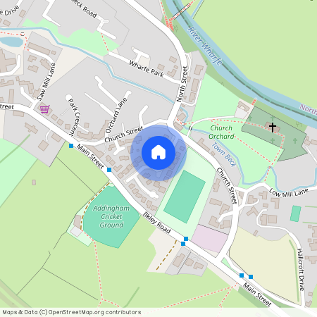 Church Street, Addingham, Ilkley, West Yorkshire, UK, LS29