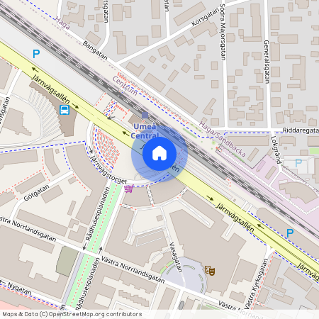 Järnvägsallén, Umeå