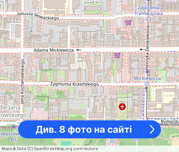 Bydgoskie Krasińskiego 48m2 2-Pokoje, Kuchnia, 1-Piętro, od 09.04.26 - Фото 1