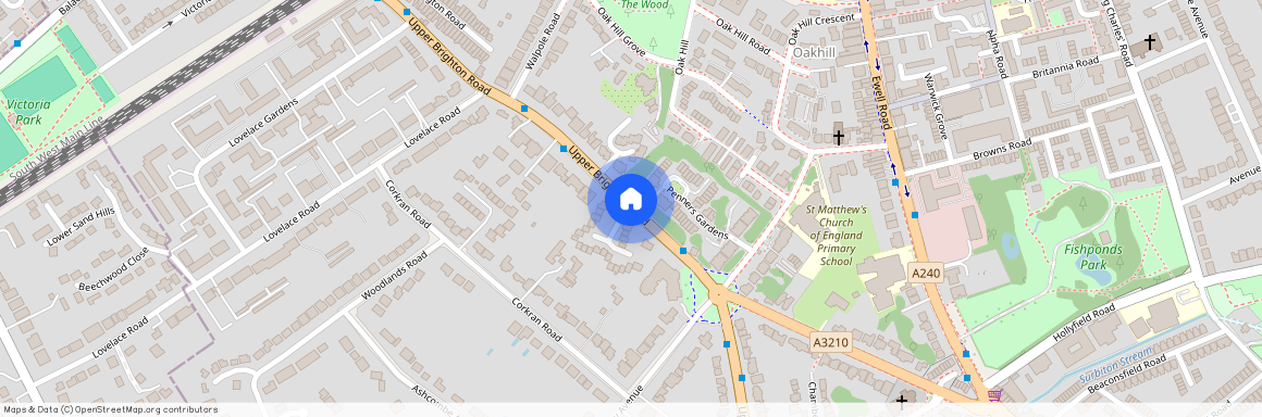 Upper Brighton Road, Surbiton, Surrey, KT6