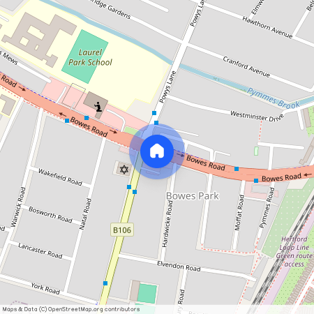 Bowes Road, London N13 4Se, N13