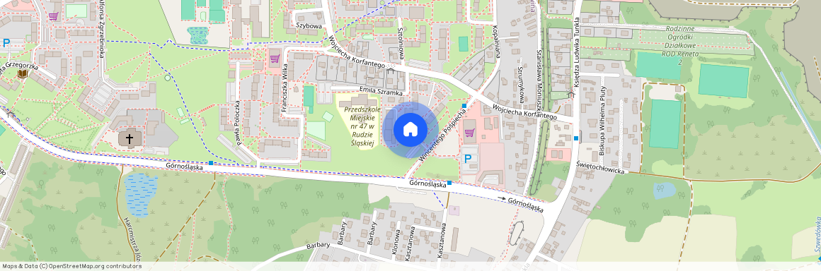 ul. Emila Szramka, Bykowina, Ruda Śląska, śląskie