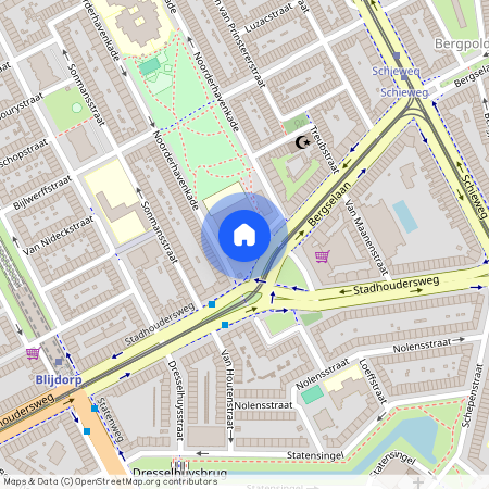 Blijdorp, 3039 ER, Stadhoudersplein, Rotterdam