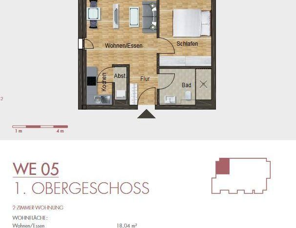 Carlsgarten Bad Kreuznach - 2-Zimmerwohnung in Bad Kreuznach-Süd mit Stellplatz und Terrasse - Foto 1