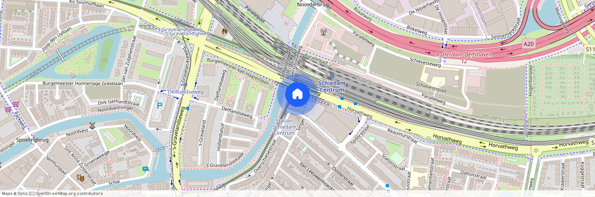 Schiedam, Zuid-Holland, 3112 HJ, Stationsplein