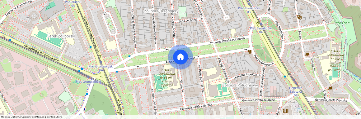 al. Aleja Wojska Polskiego, Stary Żoliborz, Żoliborz, Warszawa, mazowieckie