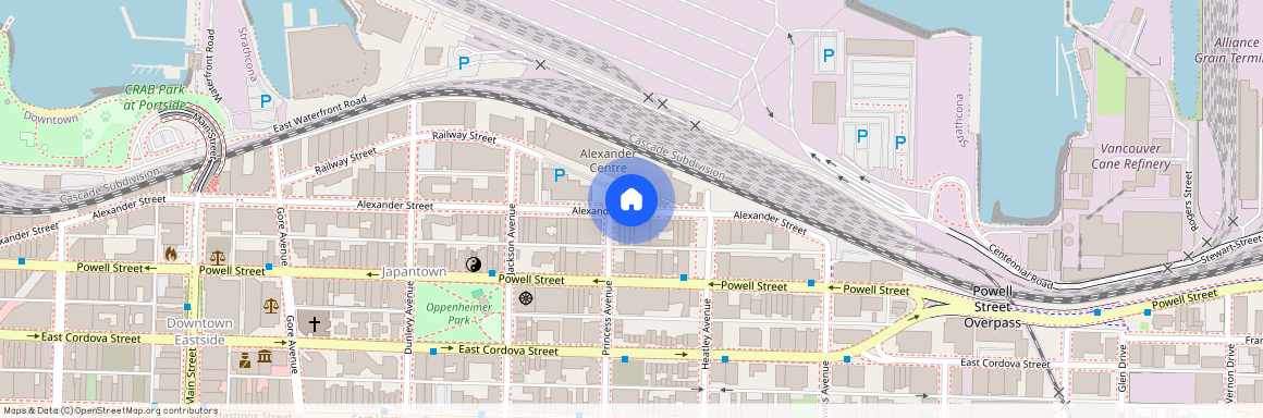 google map, Vancouver, Vancouver, Metro Vancouver, V6A