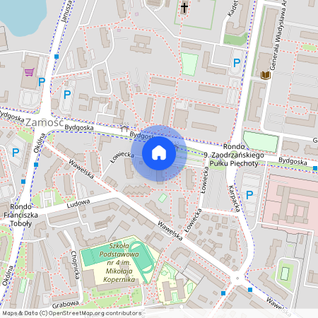 ul. Łowiecka, Piła, pilski, wielkopolskie