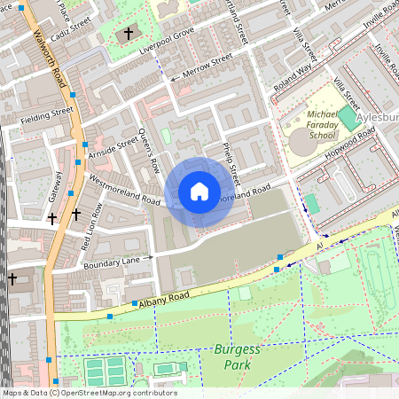 Westmoreland Road, Elephant & Castle, London, SE17