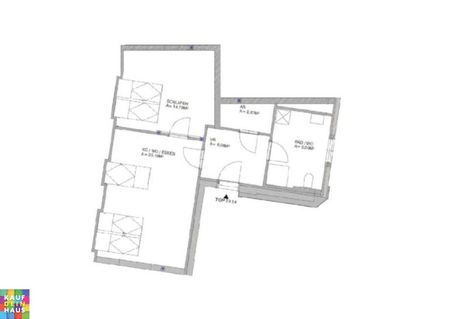 Geförderte 2 Zimmer- Dachgeschosswohnung mit unbefristetem Mietvertrag - Foto 5