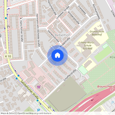 Kruppstr. 36, 38126 Braunschweig OT Viewegsgarten-Bebelhof