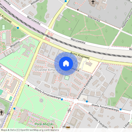 ul. Andrzeja Kmicica, Otwock, otwocki, mazowieckie