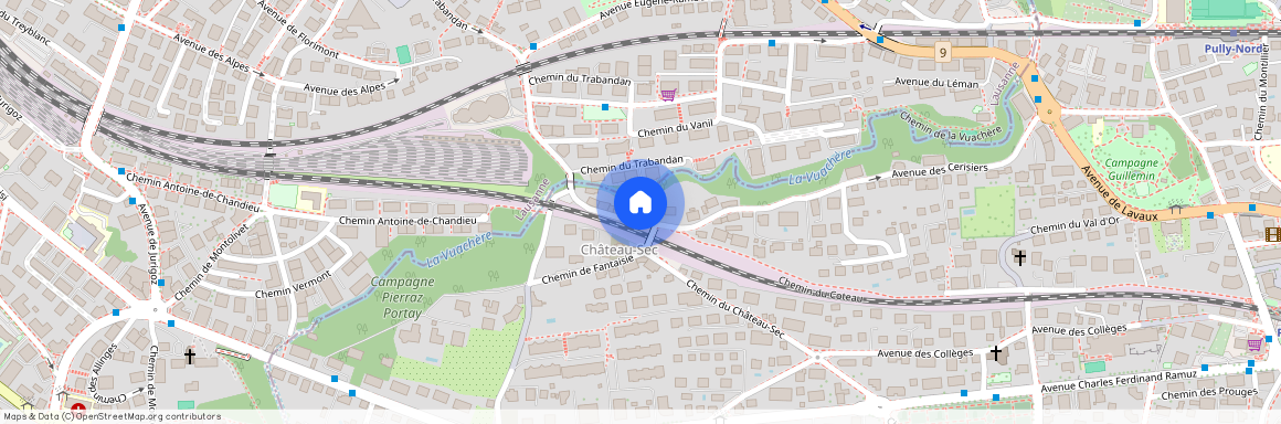 Avenue des Deux-Ponts 4, 1009, Pully,