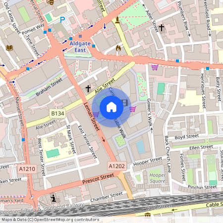 Satin House, 15 Goodman's Fields, Piazza Walk, Aldgate, E1, London