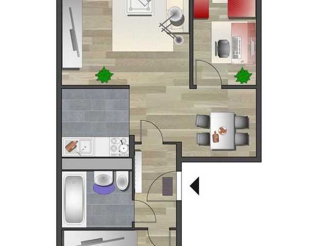 3-Zimmer-Wohnung in gepflegter Wohnanlage - Foto 1