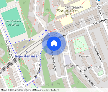 Inteckningsvägen 100, Hägerstensåsen - Photo 1