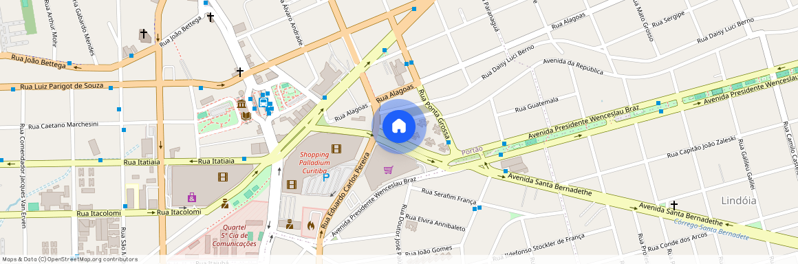 Avenida Santa Bernadethe, 101 - Apto 14, Portão - Curitiba - PR