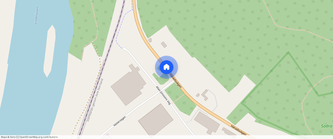 Häradsvägen, Vindeln