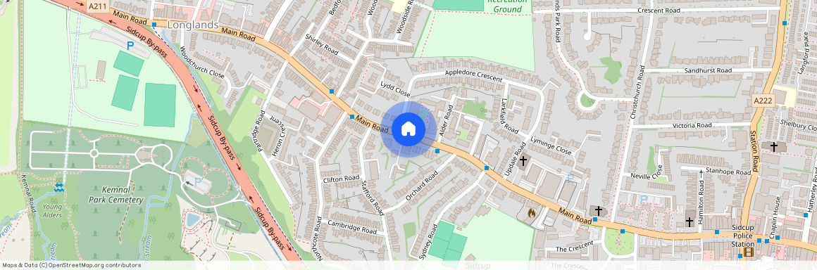 Main Road, Sidcup, Kent, DA14