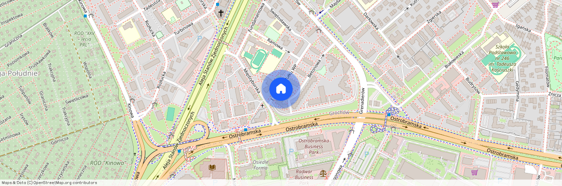 Międzyborska 50, Grochów, Praga-Południe, Warszawa, mazowieckie