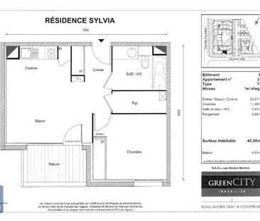 Location Appartement 2 pièces 42m² PLAISANCE DU TOUCH 31830 - Photo 5