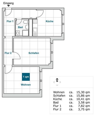 Attraktive 2-Zimmer-Wohnung in der Äußeren Neustadt (WBS) - Photo 2