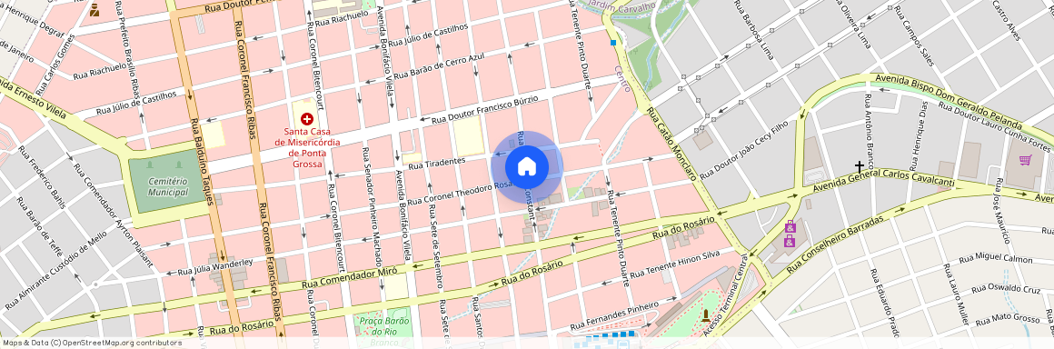 Rua Benjamin Constant, Centro, PR, Ponta Grossa