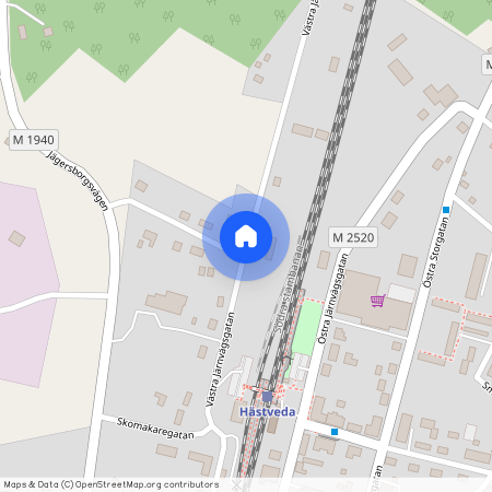 Västra Järnvägsgatan, Hästveda