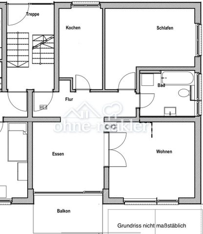Helle und sanierte 3-Zimmer-Wohnung mit Süd-Balkon & Einbauküche - Foto 2
