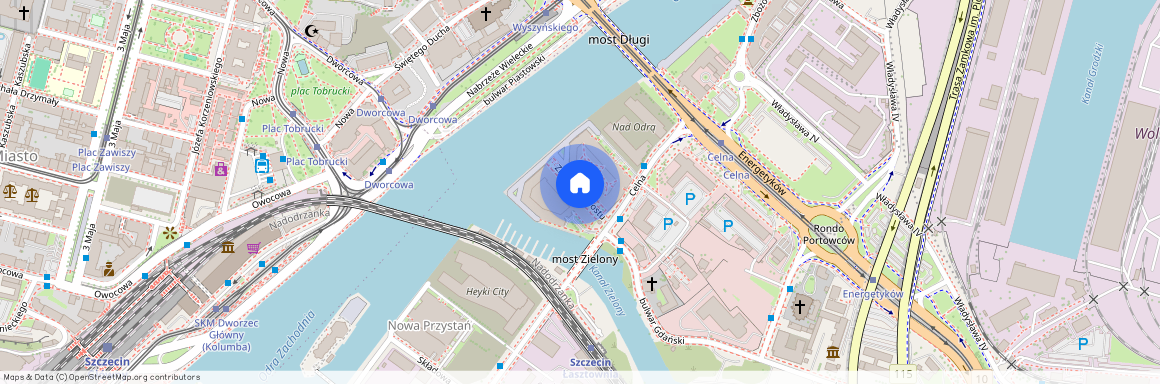 Zielonego Mostu, Łasztownia, Śródmieście, Szczecin, zachodniopomorskie