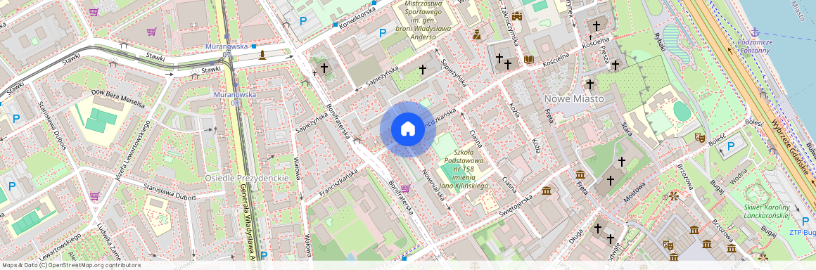 Warszawa, Śródmieście, ul., Franciszkańska