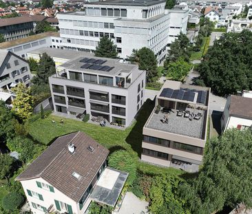 Exklusive 3.5-Zimmer-Neubauwohnung mit Sitzplatz - Foto 2
