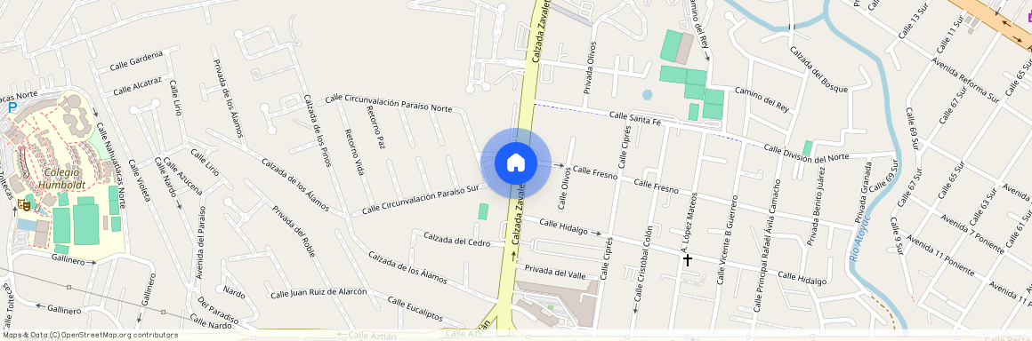Jardines de Zavaleta, 72150 Heroica Puebla de Zaragoza, Pue., Colonia Campestre el Paraíso, C.P. 72150