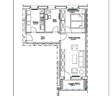 Altersgerechte 2-Zimmer Wohnung sucht neue Mieter ab 50 Jahre - Photo 3