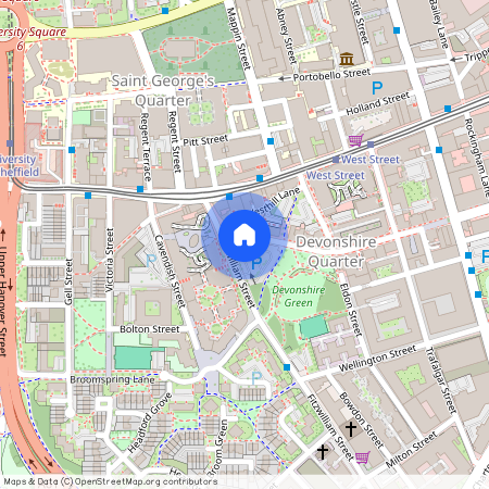 Cavendish Street, Sheffield, South Yorkshire, UK, S3