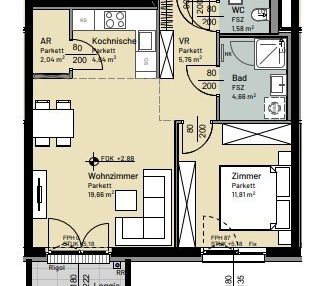 Erstbezug: 2-Zimmer-Wohnung mit Loggia/Balkon - in Grünruhelage in ... - Photo 5