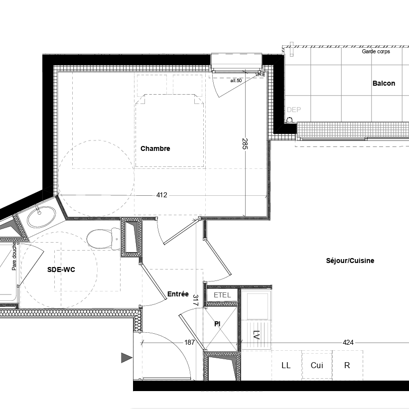 Location Appartement 2 pièces 41m² NANTES 44300 - Photo 2