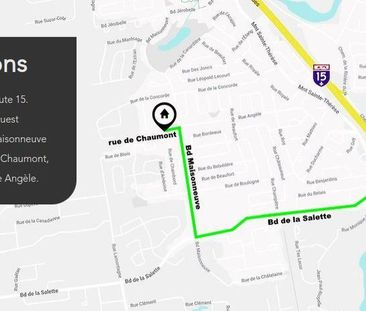 3½ neuf à louer, Bellefeuille, Saint-Jérôme 1er FÉVRIER - Photo 2