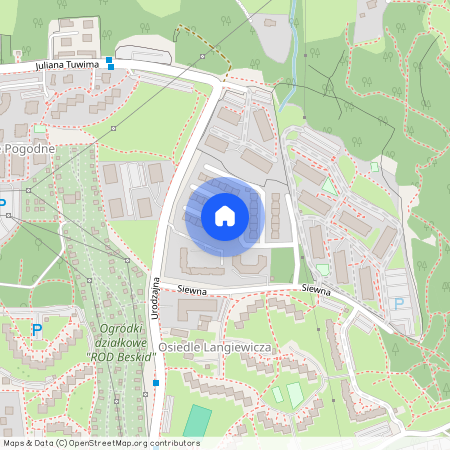 ul. Jana Grabowskiego, Złote Łany, Bielsko-Biała, śląskie