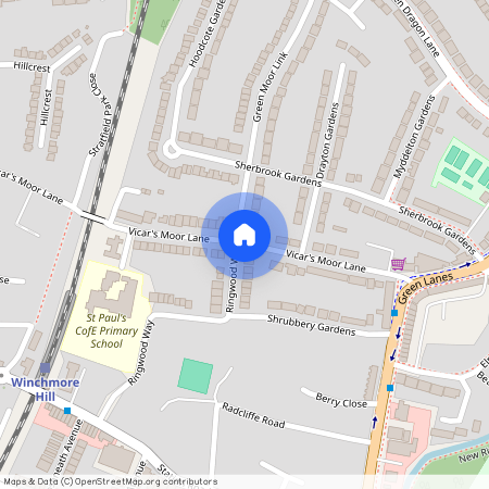 Vicars Moor Lane, Winchmore Hill N21