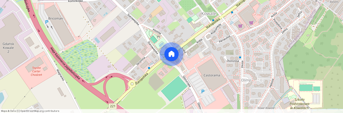 ul. Starowiejska, Kowale, Kolbudy, gdański, pomorskie