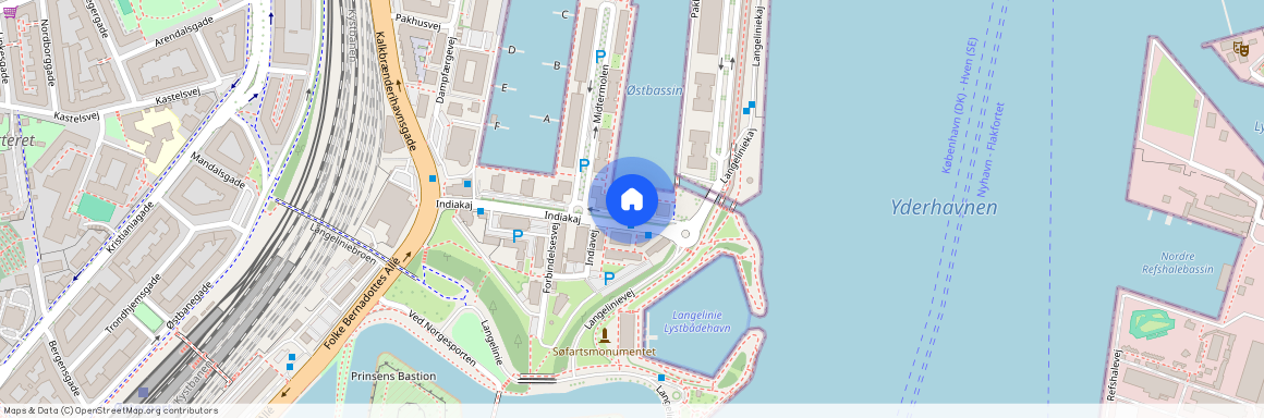 Indiakaj 11, 1, TH., 2100 København Ø