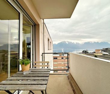 Magnifique meublé courte durée 3,5p // 2 chambres // Balcon vue lac - Foto 3