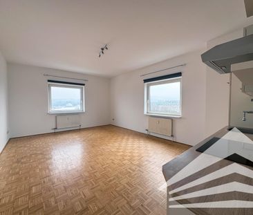 AM WINTERHAFEN: Helle 2 Zimmerwohnung mit Küche und Donaublick! - Foto 1